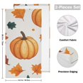 thumbnail image 4 of Yayeee Hand Towels for Bathroom Set of 2 Quick Dry Super Absorbent Soft Hand Shower Towels, 28" x 14", Pumpkins Patten, 4 of 8