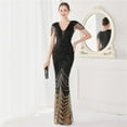 thumbnail image 2 of Vestido de flores con cuentas para fiesta, vestido de noche, vestido ceremonial sexy, 2 of 5