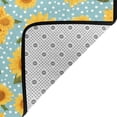 thumbnail image 4 of Area Rugs For Living Room Decor - White Polka Dot Sunflower Soft Anti Slip Throw Washable Rugs 5x7 For Bedroom, Indoor Carpet For Bedroom Living Room 80x58In, 4 of 7