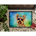 thumbnail image 6 of Carolines Treasures DAC2575JMAT 0.15 x 24 x 36 in. Yorkshire Terrier Hippie Dawg Indoor or Outdoor Mat, 6 of 6