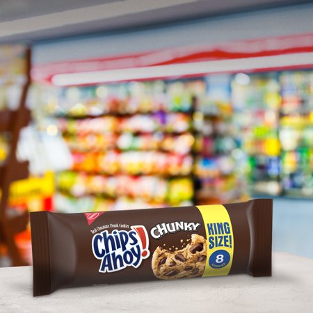 CHIPS AHOY! CHUNKY CHOCOLATE CHIP COOKIES, KING SIZE, 4.15 OZ
