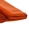 thumbnail image 3 of Unique Bargains Viscose Cotton Throw Blankets for Sofa, Chair Bed 50" x 65" Terra Cotta, 3 of 6