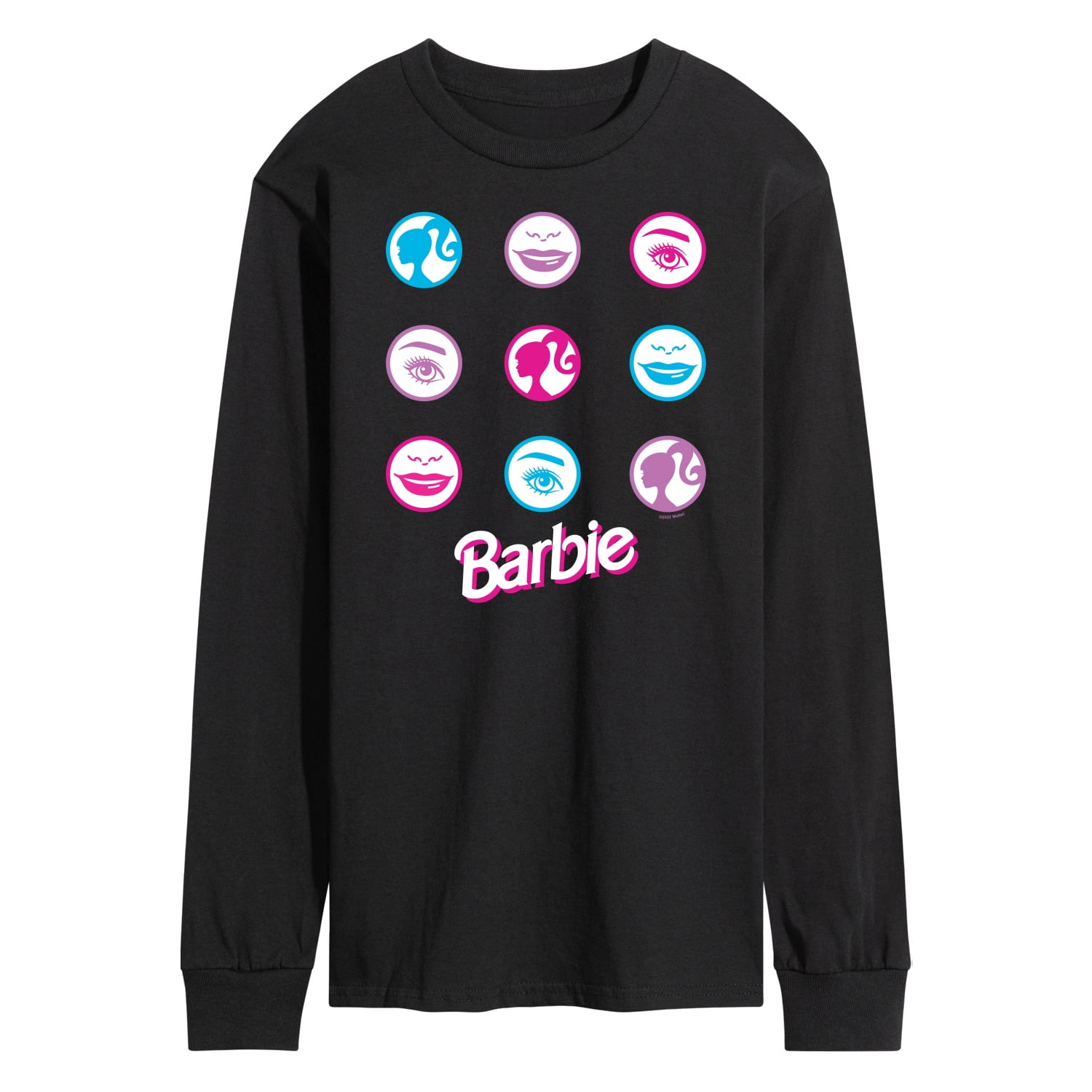 Barbie Iconic Features of Barbie Men's Long Sleeve TShirt