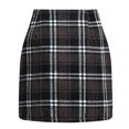 thumbnail image 3 of Delayuji Sequin Shorts for Women Mini Skirts 2025 Fall Winter Wool High Waisted Bodycon Plaid Pencil Skirts Casual Trendy A Line Stretch Skirt Athletic Shorts Multi-Color L, 3 of 3