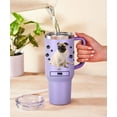 thumbnail image 4 of Pug Gift for Dog Owner,40oz Pug Tumbler with Handle Insulated Reusable Stainless Steel Travel Water Bottle (Color 3), 4 of 5