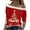 Wine, variant on Womens Christmas Tops Long Sleeve Shirts Festive Off Shoulder With Trim Elegant Holiday Party Seasonal Celebrations Fall Clothes For Women Tees Blouses
