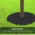 EasyGo Double Sided Rubber Mulch Ring Weed blocker Natural Look Two