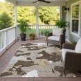 thumbnail image 3 of Addison Rugs Chantille Indoor/Outdoor Transitional Abstract Chocolate Machine Washable Rectangle Rug, 3' x 5', 3 of 8