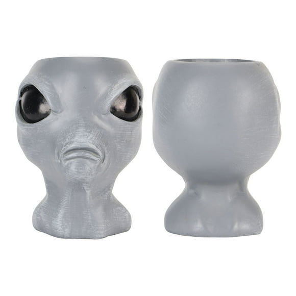 Face Planter Pots, Alien Flower Pot Big Eyes  for Outdoor