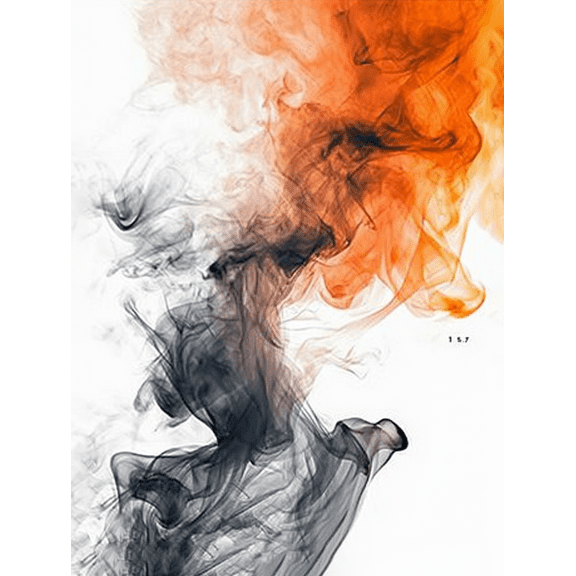 Abstract Smoke Canvas Painting Wall Art,Suitable for Living Room,Bedroom,Office,Bathroom,Dining Room Decoration