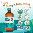 Brew Dr. Kombucha, Clear Mind Organic Kombucha 14 oz bottle