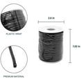 thumbnail image 2 of LEEYNEER - 2mm x 100 yards Corde en Satin Rattail Shamballa Nylon Macramé Kumihimo, 2 of 2