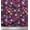 Dark Purple, variant on Soimoi Purple Cotton Duck Fabric Leaves & Periwinkle Floral Decor Fabric Printed Yard 42 Inch Wide