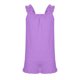 thumbnail image 4 of Camisola de Cuello Redondo sin Mangas Casual Y Pantalones Cortos de Estilo de Chicas con Correas Y Doblados Acanalados, Tela Suave Transpirable, Traje de Dos Piezas de Color Sólido, 4 of 9