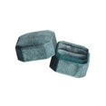 thumbnail image 2 of tredstone Octagonal Corduroy Ring Box Holder Rings Bearer for Ceremony Girls Proposals Green Double Slots, 2 of 7