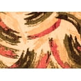 thumbnail image 1 of Ahgly Company Indoor Rectangle Abstract Orange Modern Area Rugs, 8' x 12', 1 of 4