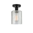 thumbnail image 3 of Innovations Lighting 616-1F-BK-G112 Cobbleskill 5" Wide Semi-Flush Ceiling Fixture - Black, 3 of 5