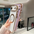 thumbnail image 4 of TEMOGU-Magnetic Case for iPhone 17 Pro Max Case[Compatible with MagSafe] Cute Plating Love Hearts Pattern with Camera Protection,Soft Shockproof TPU Bumper Cover for Women Girls,Black, 4 of 4