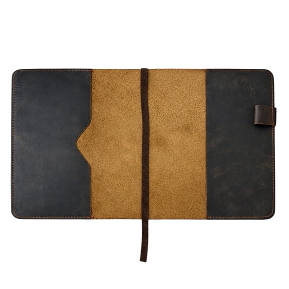 Funda de cuero para diario CestAntiQ XL con presilla para bolígrafo
