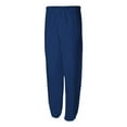 thumbnail image 2 of Jerzees Mens NuBlend Elastic Bottom Sweatpants, 3X, Royal, 2 of 2