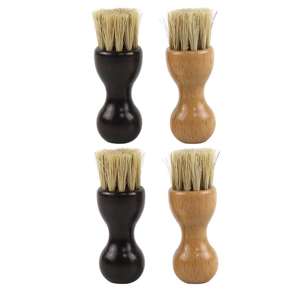 Luxshiny 4Ud De Para De Madera Para Cuidado Y Limpieza Negro