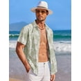 thumbnail image 3 of COOFANDY Men's Short Sleeve Hawaiian Shirts for Men Casual Button Down Shirts Summer Beach Shirts, 3 of 6