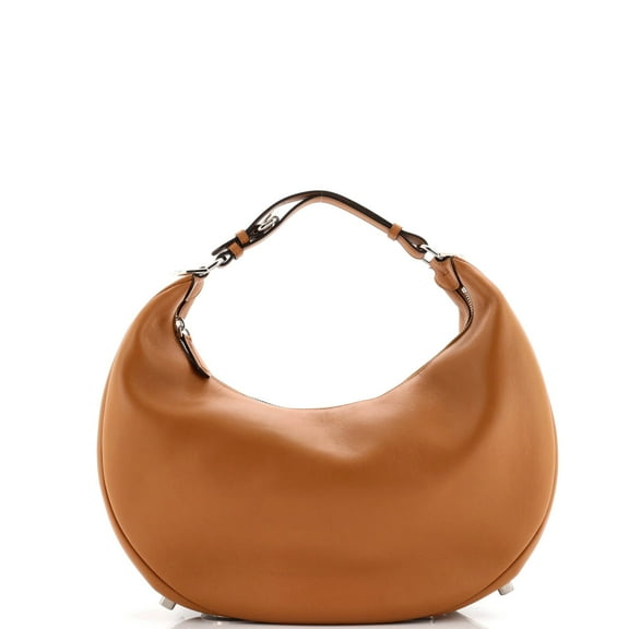 Pre-Owned Fendi Fendigraphy Bag Leather Medium By Rebag