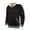 Black, variant on Mens Jacket Men's Solid Color Zipper Pocket With Velvet Long Sleeved Hooded Casual Jacket Jacket Coats , Black , S