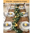 thumbnail image 4 of 15 Inch Round Placemats Set of 4, Cute Cat Non Slip Heat Insulation PP Table Mats, Burnt Orange Beige Vintage Animal Washable Place Mats for Kitchen Dining Party Table Decor, 4 of 7