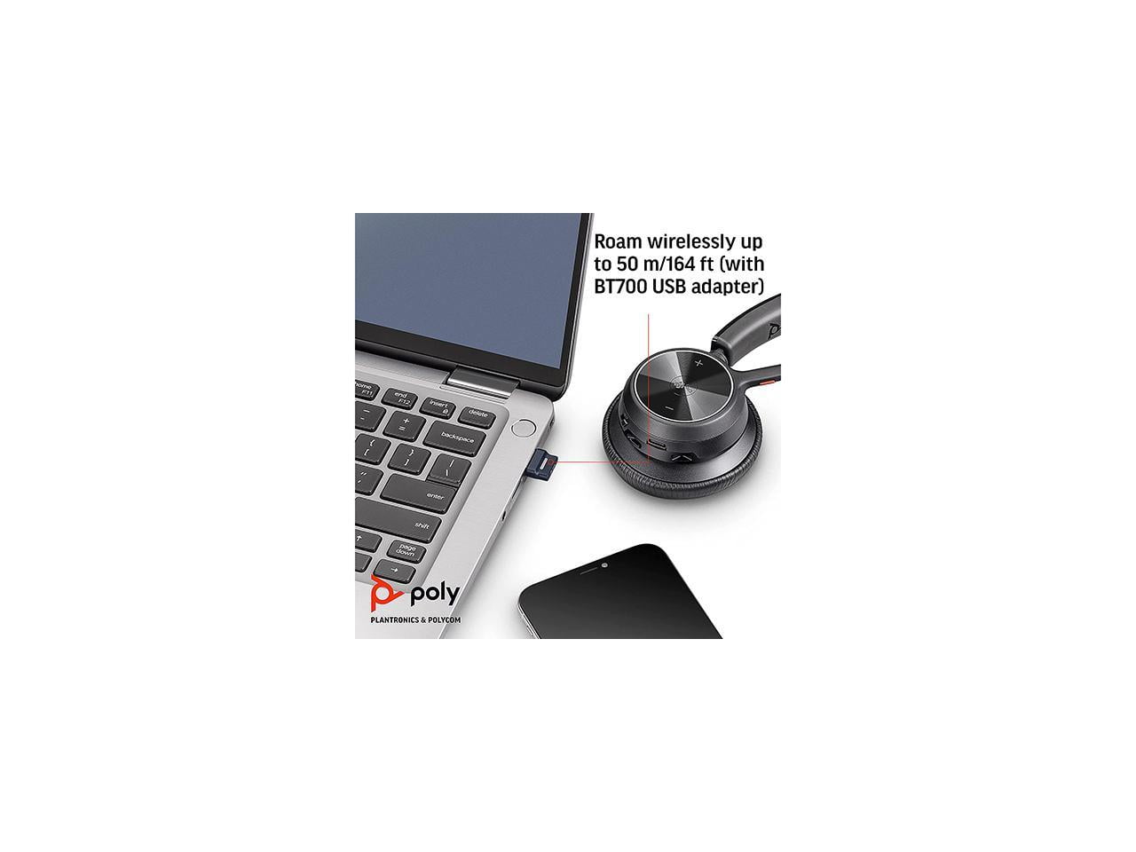 Poly Voyager 4310-M UC Bluetooth Wireless Headset with Charging Stand - 8G104AA