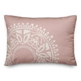 thumbnail image 2 of Creative Products Pink Boho Circle 20 x 14 Spun Poly Pillow, 2 of 3