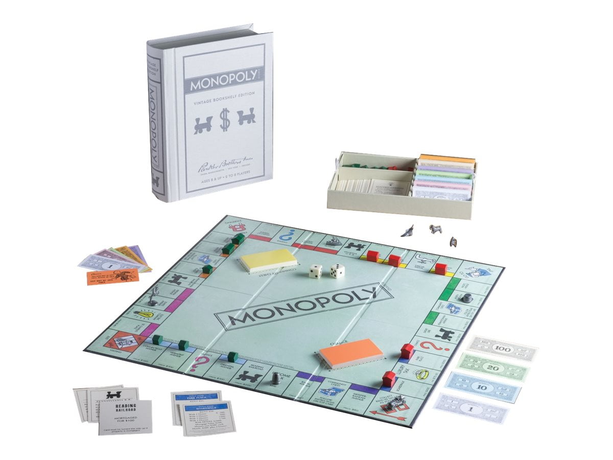 Monopoly - Vintage Bookshelf Game - board game