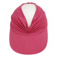 thumbnail image 4 of TANGNADE Sun Hats for Women Beach Hat Women's Spring斜summer Outdoor Sports Empty Top Multi Colored Optional Summer Hats Hot Pink, 4 of 6
