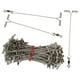 thumbnail image 1 of 100 Uds aparejos de pesca shamjiam conector de aparejos Señuelos cable de línea 8 cm 94x16 cm Diapositivas de plomo, 1 of 9