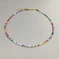 thumbnail image 5 of Beaded Choker Necklace in String Style - Solid and Multi-Colors, 5 of 23