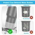 thumbnail image 6 of GoXteam 2 Pack Silicone Boot for Stanley 40oz Quencher Adventure Tumbler, Bottom Boot for Stanley IceFlow Flip 30 20 oz, Stanley Cup Protector Sleeve Cover Boots for Stanley 40oz, Blue, 6 of 6