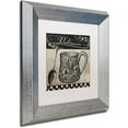 thumbnail image 2 of Trademark Fine Art "Bistro Parisienne III" Canvas Art by Color Bakery White Matte, Silver Frame, 2 of 4
