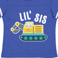 thumbnail image 4 of Inktastic Lil Sis in with Bulldozer Girls Toddler T-Shirt, 4 of 5