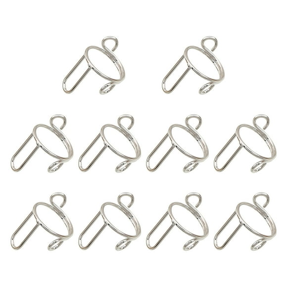 Wudu Nail Rings Non Tarnish 10PCS Adjustable No Glue No Women Gift Ring Set For HALAL NAILS Decoration (10 Pieces)