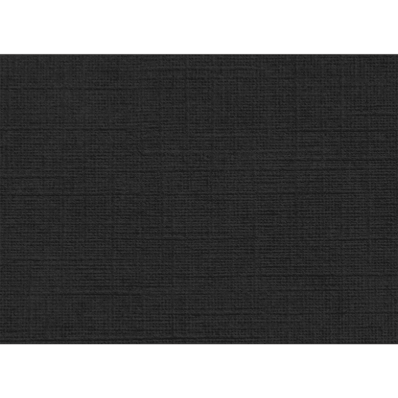 LUXPaper #17 Mini Flat Note Cards, 100lb, Black Linen, 2 9/16 x 3 9/16, 1,000 Pack