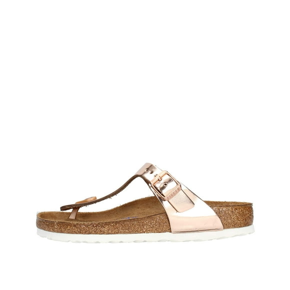 Birkenstock Gizeh SFB Metallic Copper Leather, 35 R EU