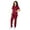 Maroon, variant on Women's 11 Pocket Slim Fit Uniform Scrubs - Style 408