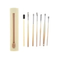 thumbnail image 1 of Unique Bargains 7 Pcs Durable Earwax Cleaning Tool Kit Gradient Yellow, 1 of 6