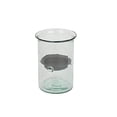 thumbnail image 3 of MY SWANKY HOME Classic Small 8 Inch Tall Glass Hurricane Rustic Pillar Candle Holder Textured, 3 of 4