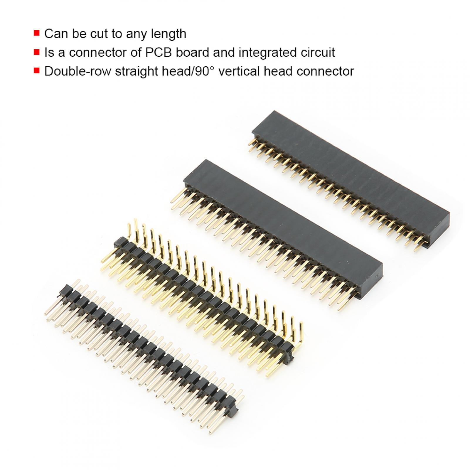 Pitch 2.54mm 10x 6 Pin Single Row 15mm Tall Header Socket Connector for Arduino 