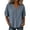 Blue, variant on Womens Summer Tops Spring Summer and Loose Half-sleeve Blouse Pullover Small Shirt,Sizes M-3XL