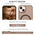 thumbnail image 2 of Funda de teléfono BENTOBEN para iPhone 15 6.1 con MagSafe Cocoa Brown, 2 of 8
