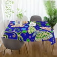 thumbnail image 6 of Colorful Butterfly Rectangle Tablecloth, Dust Proof Anti Wrinkle Wipeable Table Cloth Tabletop foration of Dinner Kitchen Wedding Holiday Party 54"x54" Decor Gift, 6 of 7