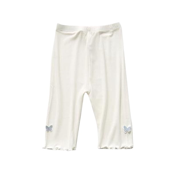Odeerbi 1-9 Años Niñas Pantalones Cortos Para Bicicleta Modal Safety Under Dress Slip Shorts Pantalones Cortos de Verano Para Danza Yoga Bermudas Leggings Pantalones