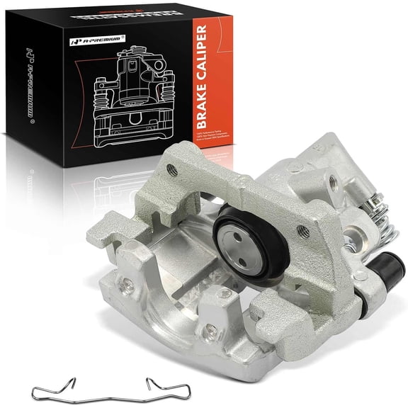 A-Premium Disc Brake Caliper Assembly with Bracket Compatible with Ford Escape 2013-2016 Transit Connect Mazda 3 2009-2013 Rear Left Driver Side